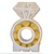 Engagement Ring Balloon Mosaic Stand Decoration