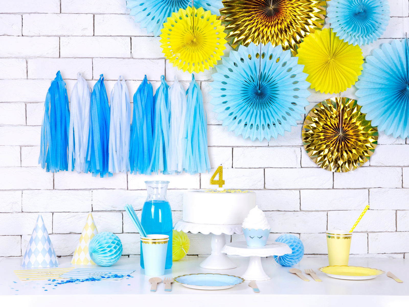 Light Blue Mini Plates