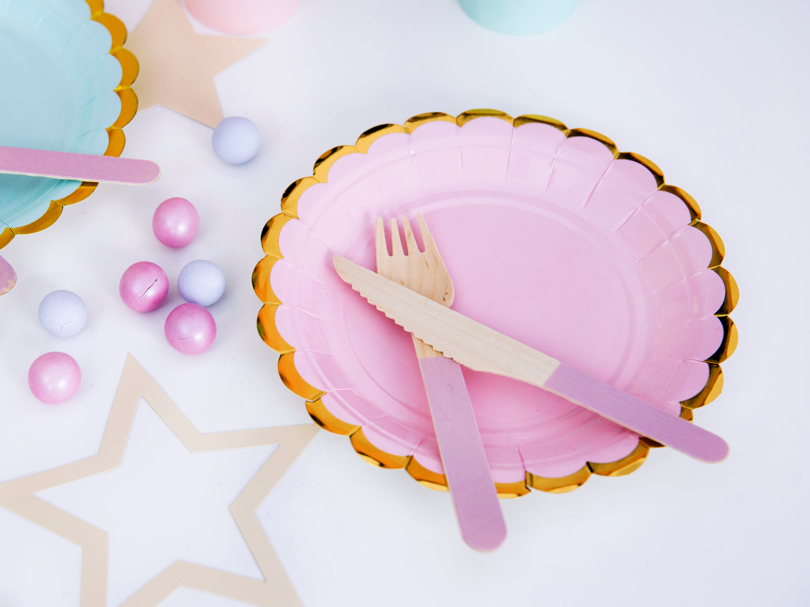Light Pink Mini Plates