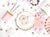 White Paper Party Plates Gold Edges