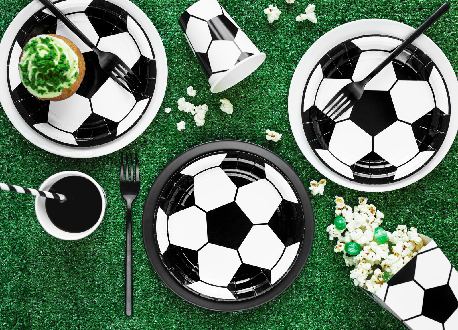 Football Champions Party Plates