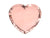 Rose Gold Heart Paper Plates