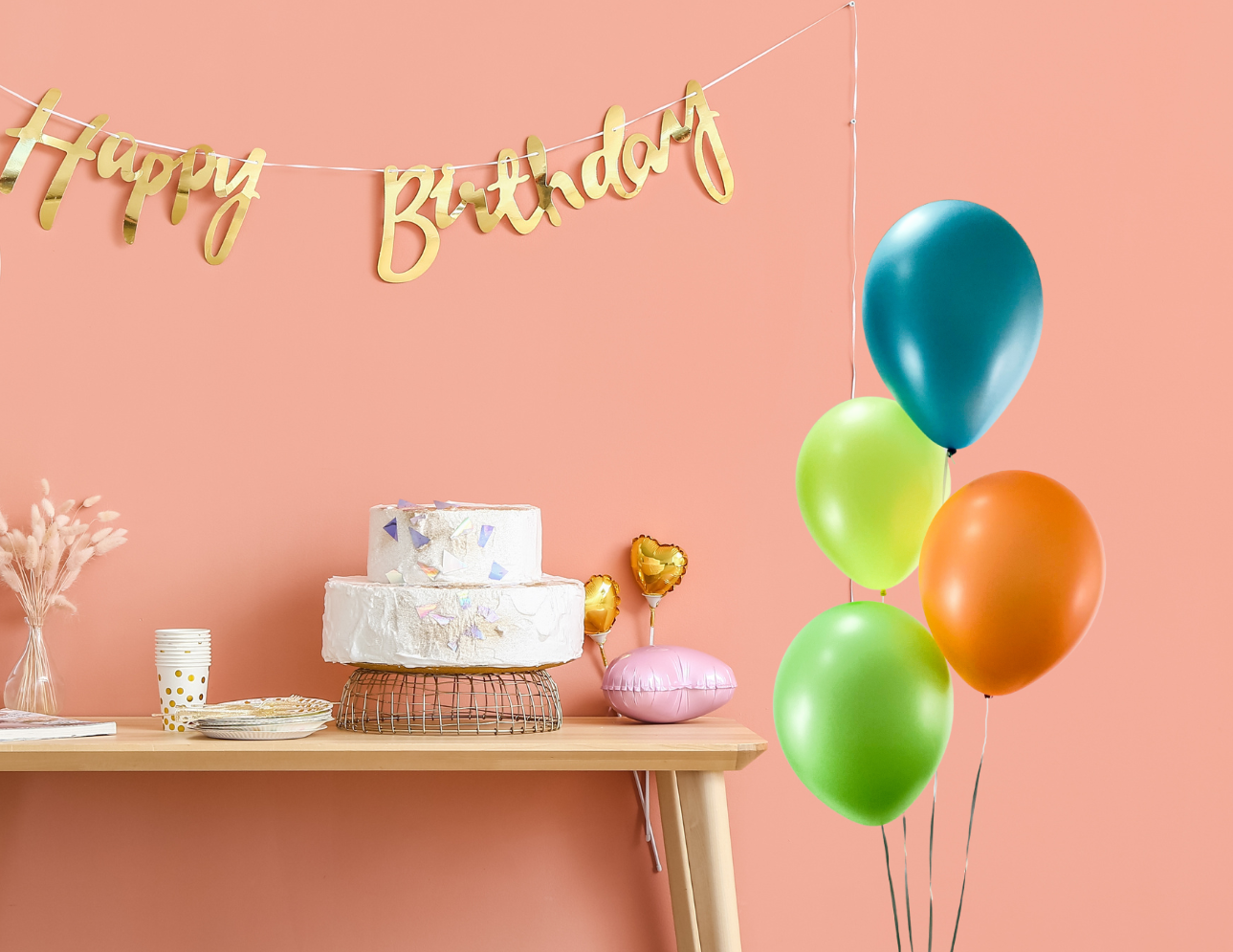 Neon Orange Latex Balloons