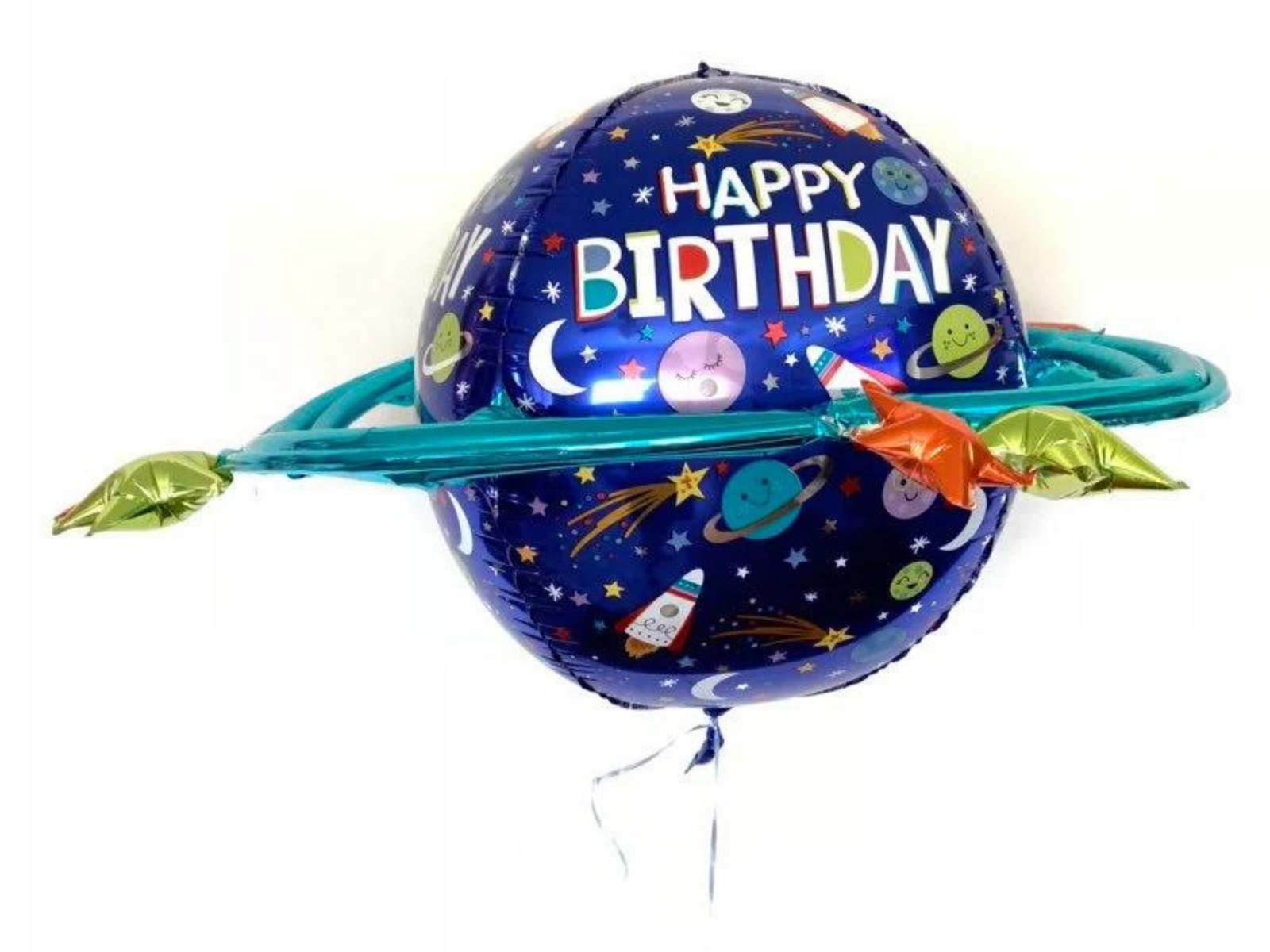Giant Happy Birthday Galaxy Foil Balloon