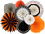 Vintage Halloween Fans Set