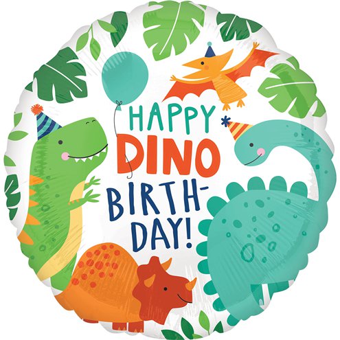 Happy Dino Birthday Dinosaur Balloon