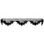 Classic Black & White Mantle Scarf Fabric
