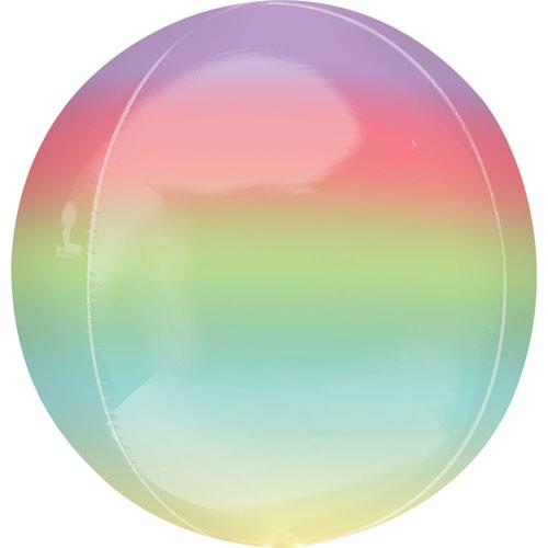 Pastel Rainbow Ombré Orbz Balloon