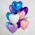 18" Pearl Light Blue Heart Foil Balloon
