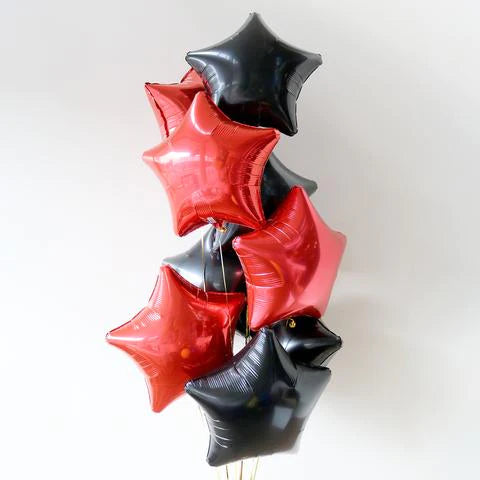 18” Metallic Red star