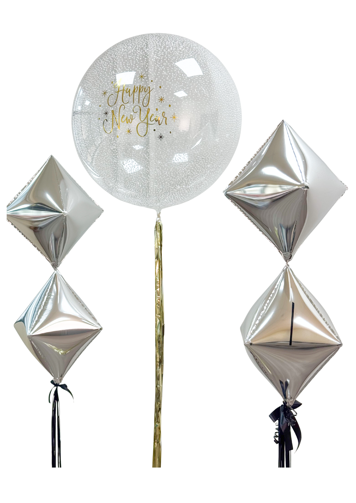 Midnight Sparkle Trio Balloon Set