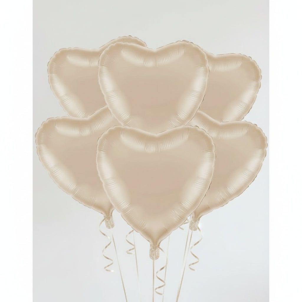 Californian Gold Heart Foil Balloon 18"