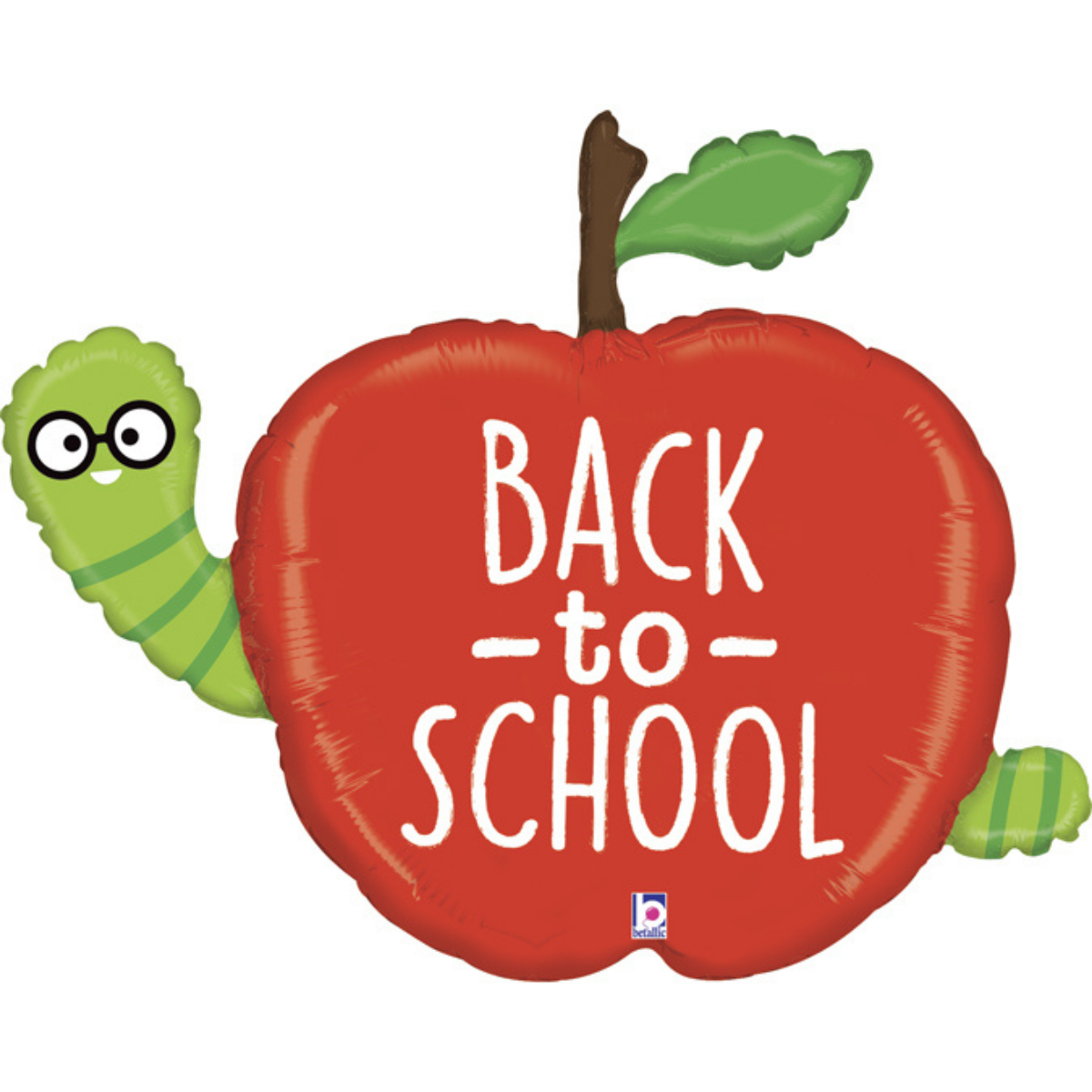 Back To School Apple Foil Balloon