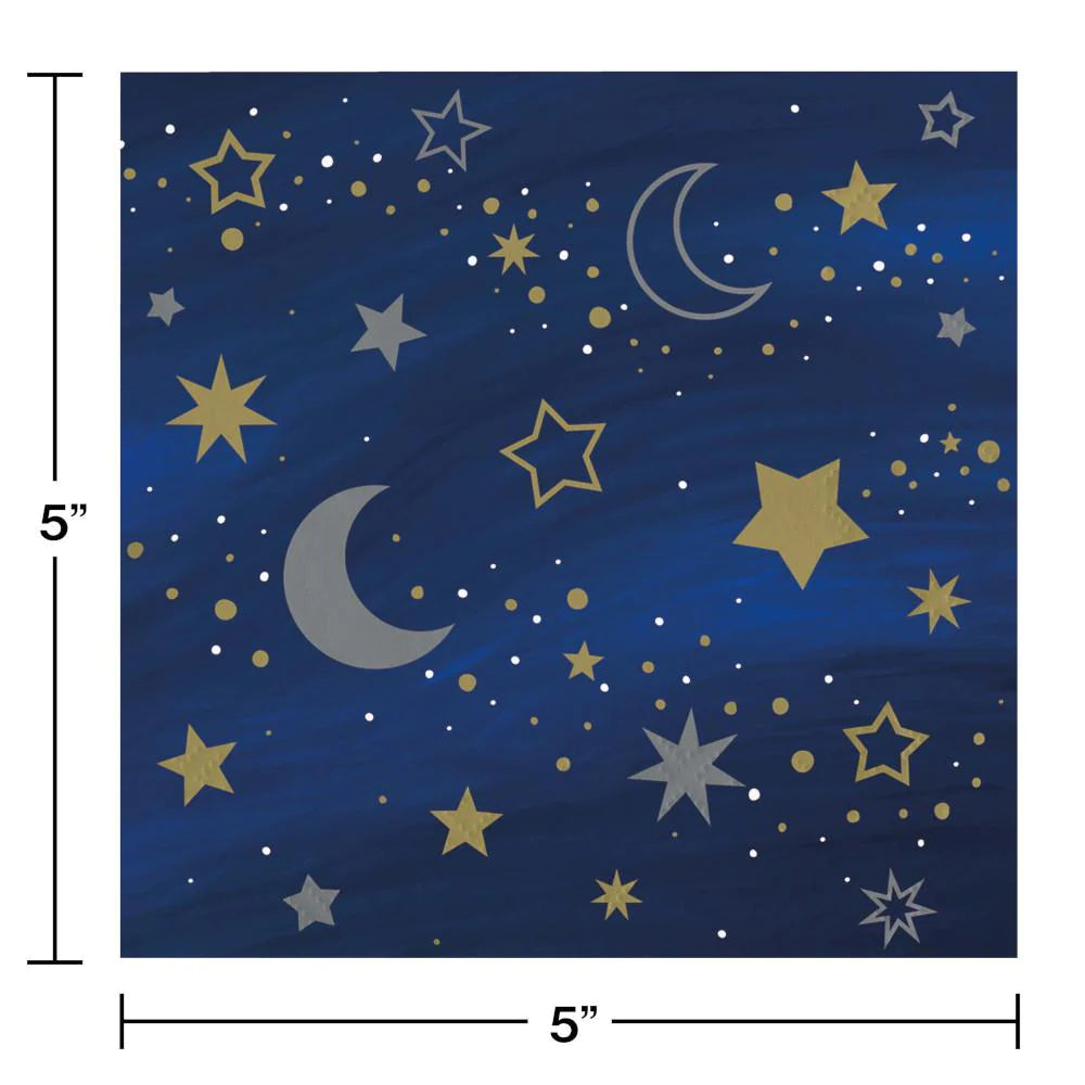 Starry Night Luncheon Napkins