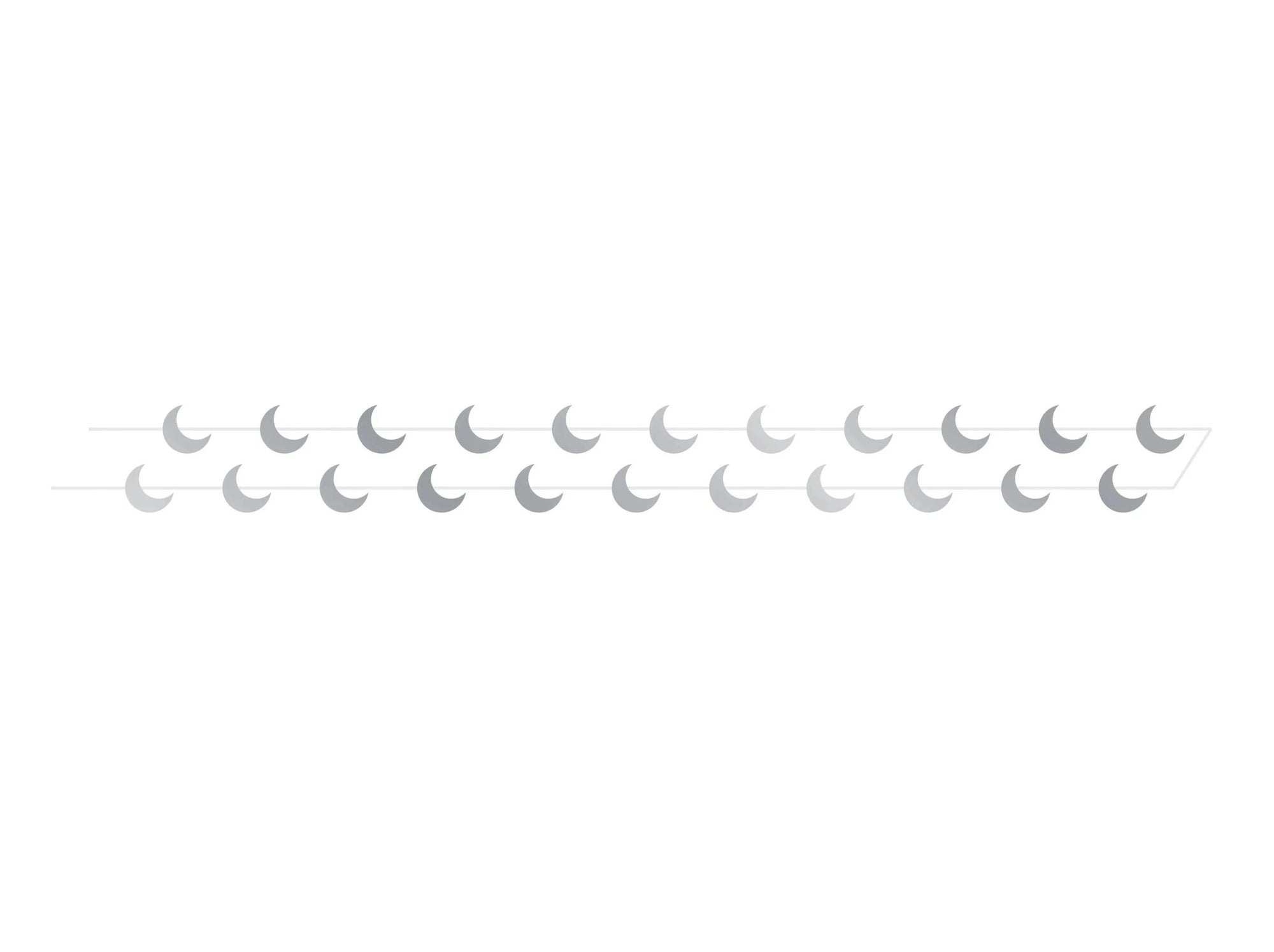 Starry Night Foil Moon Party Garland
