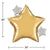 Starry Night Star Shaped Metallic Balloon