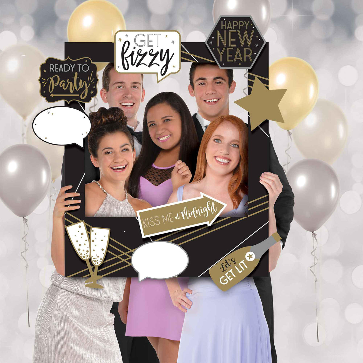 New Year Eve Customizable Giant Photo Frame