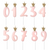 Baby Pink Number Birthday Candle