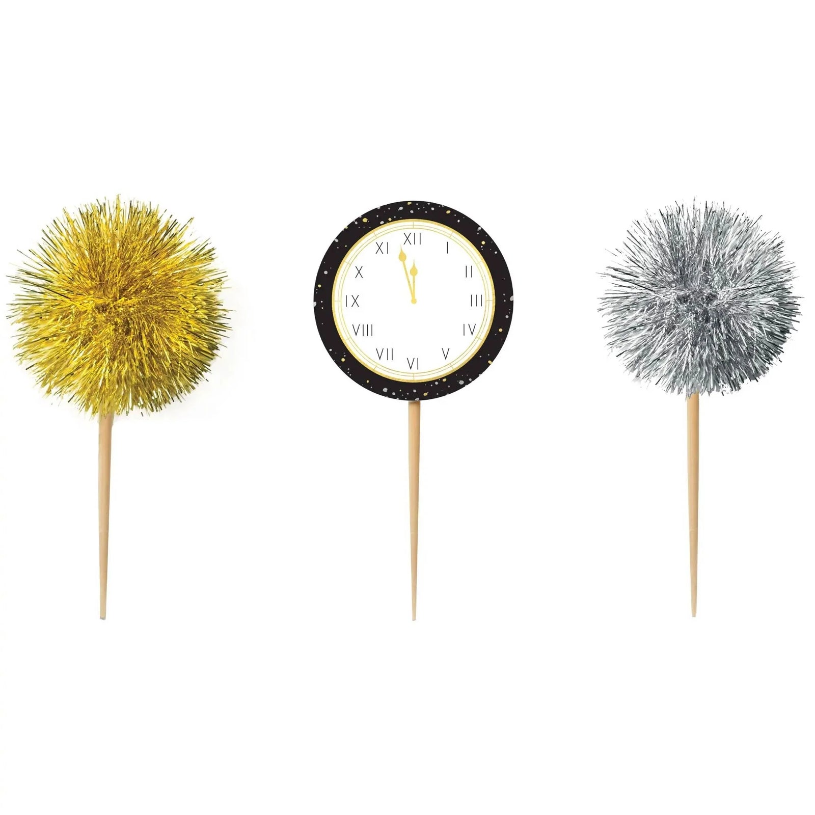 New Year's Tinsel & Clocks Picks