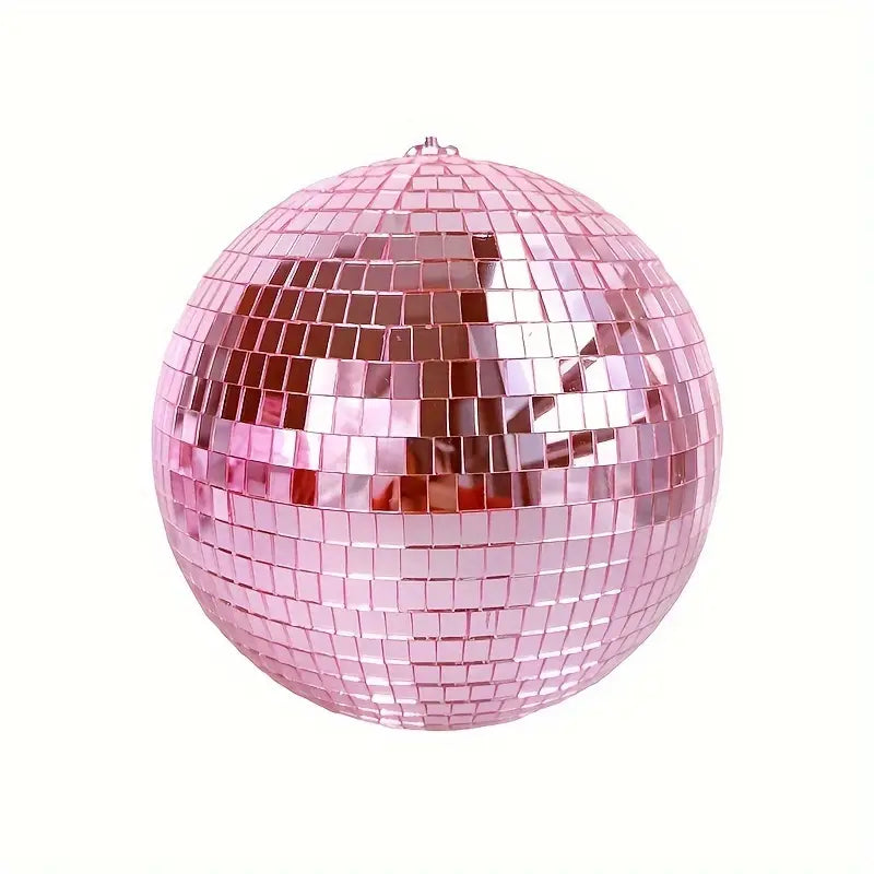 Pink Reflective Disco Mirror Ball