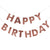 Rose Gold Happy Birthday Fringe Bunting