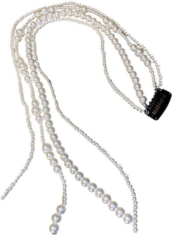 Pearl Chain Tassel Hairpiece