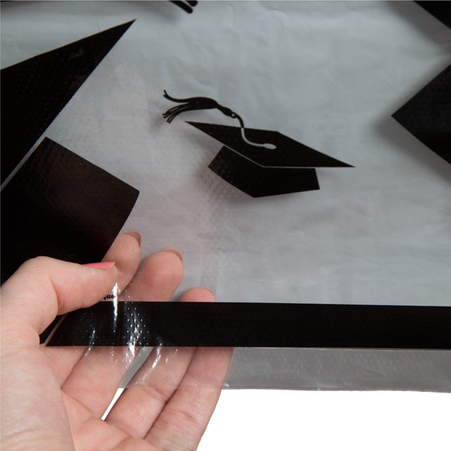 Clear Graduation Caps Rectangular Table Cover
