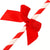 Red Ribbon Striped Straws