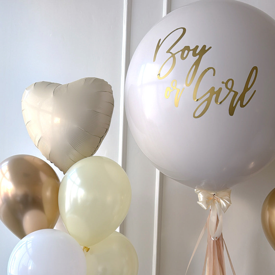Luxe Gender Reveal Balloon Bouquet