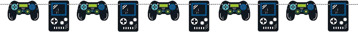 Gamer Party Garland Banner
