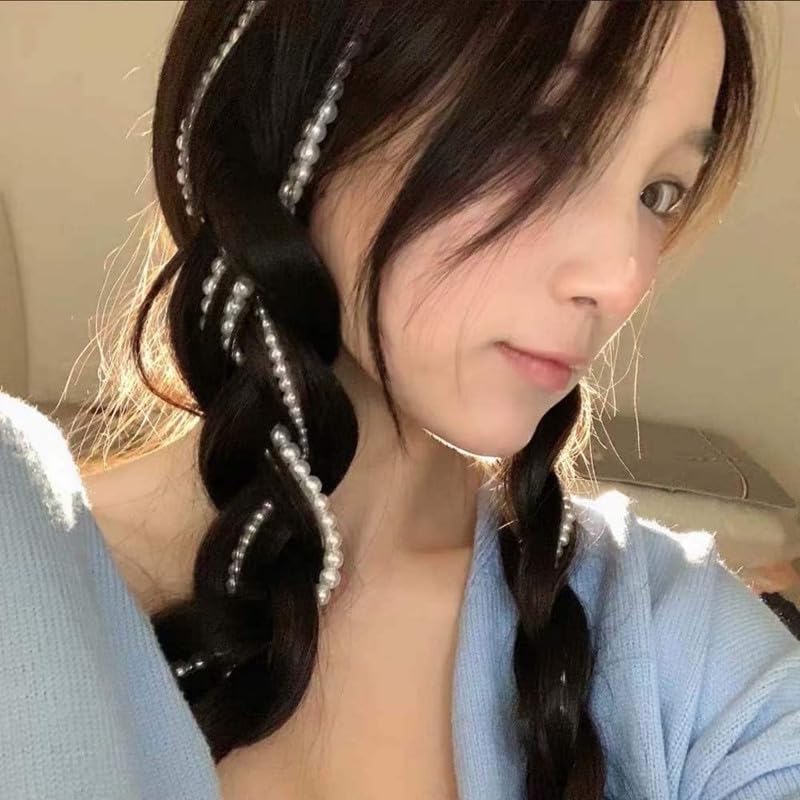 Pearl Chain Tassel Hairpiece