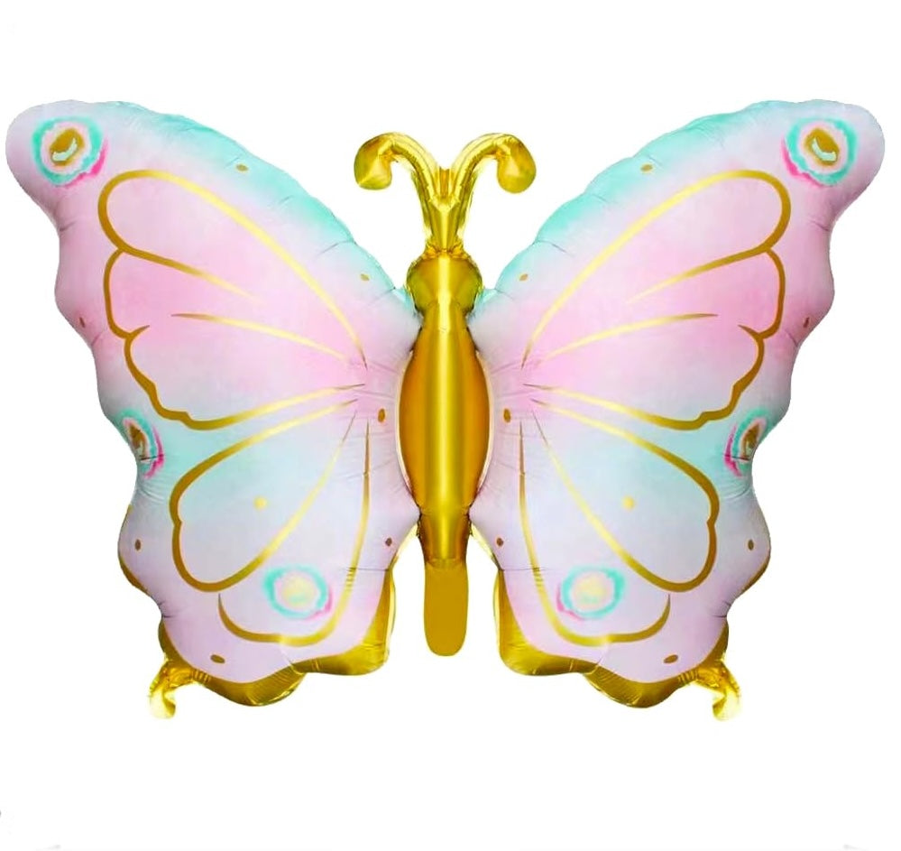 Gradient Butterfly Foil Balloon