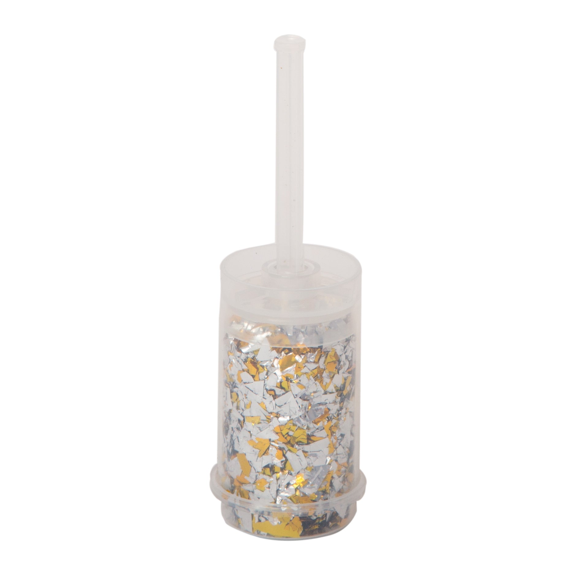Gold & Silver Foil Confetti Push Popper