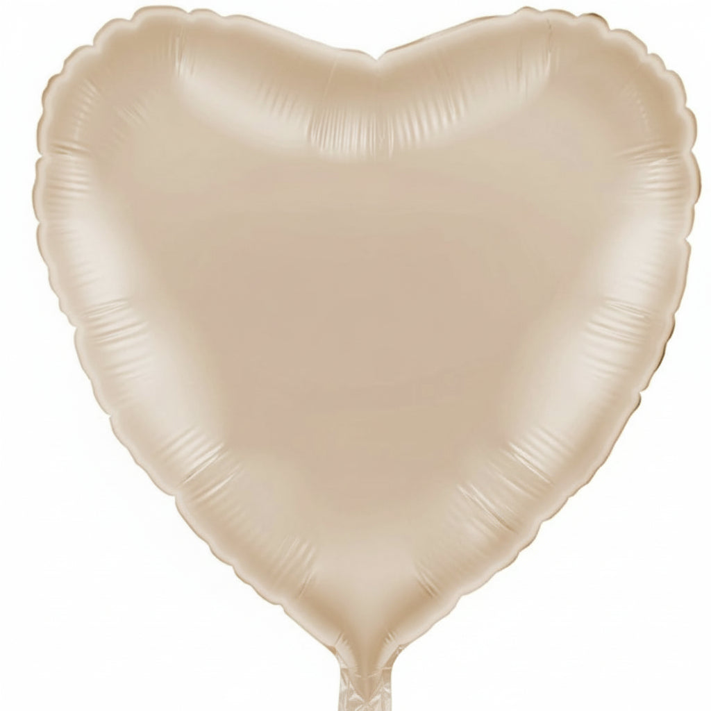 Californian Gold Heart Foil Balloon 18"