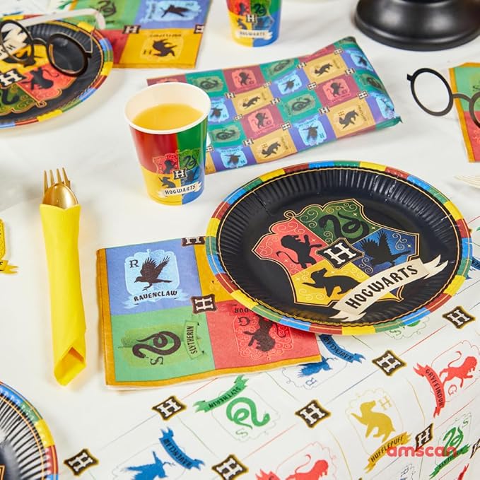 Harry Potter Houses Paper Plates