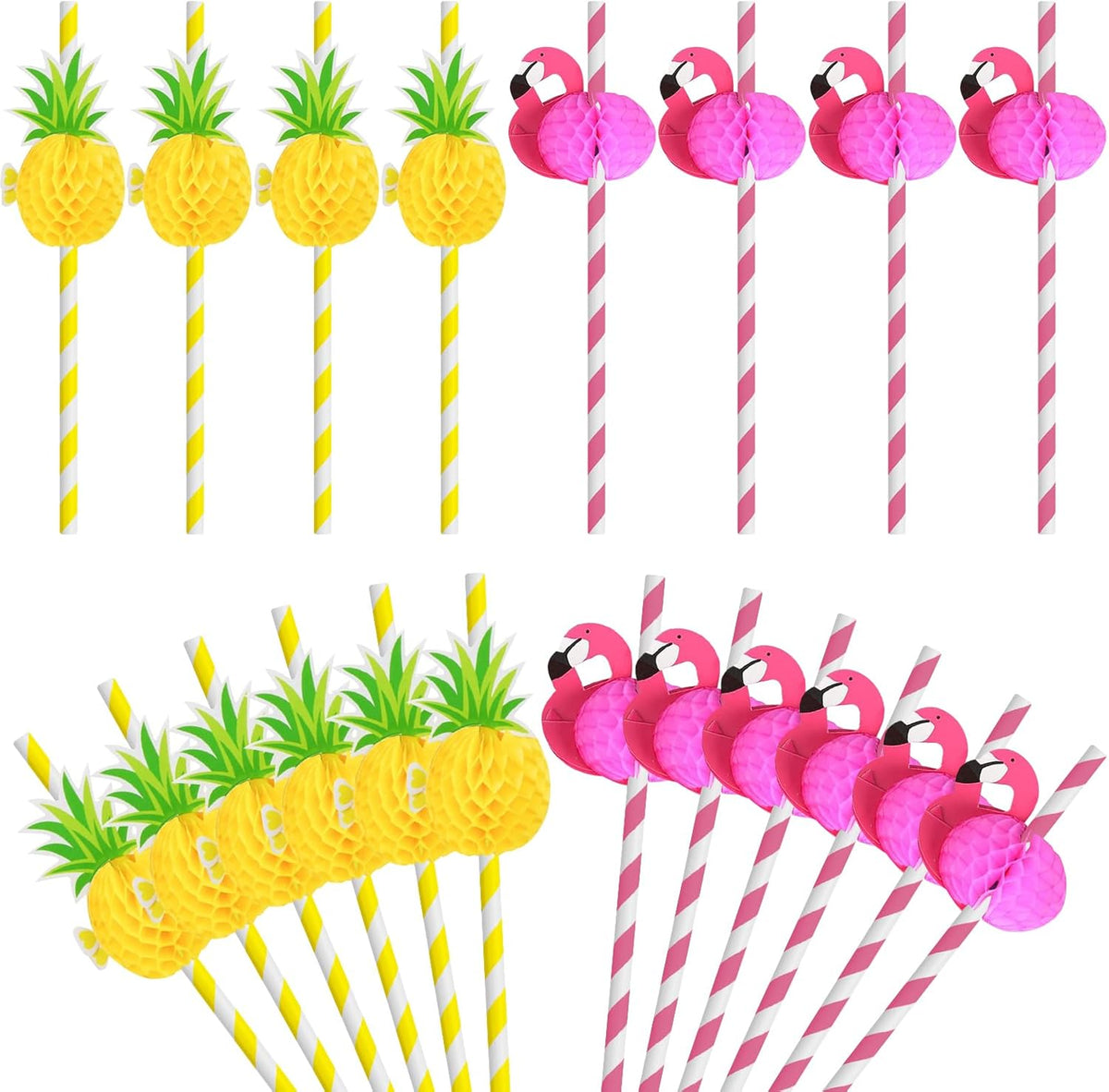 Tropical Fruit Paper Straws *NORA PRICE/QUANTITY*