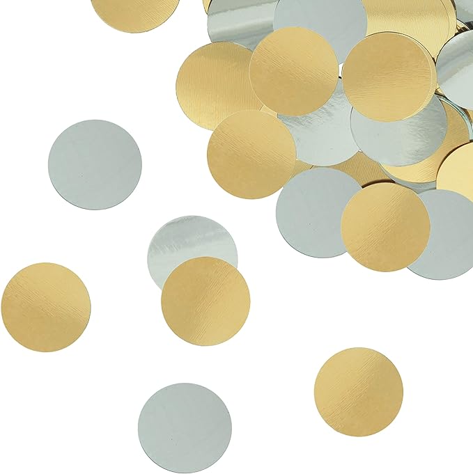 Silver & Gold Foil Confetti