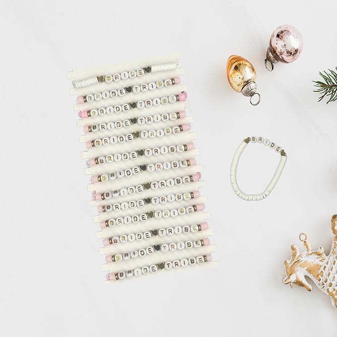 Bride Tribe Clay Bead Bracelets