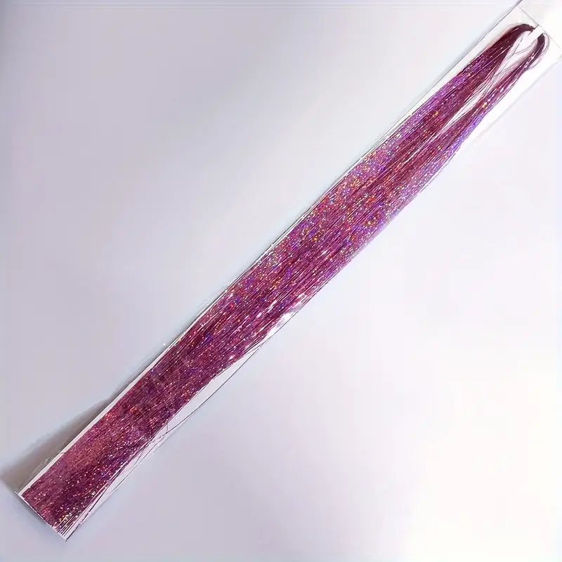 Light Pink Sparkle Hair Tinsel
