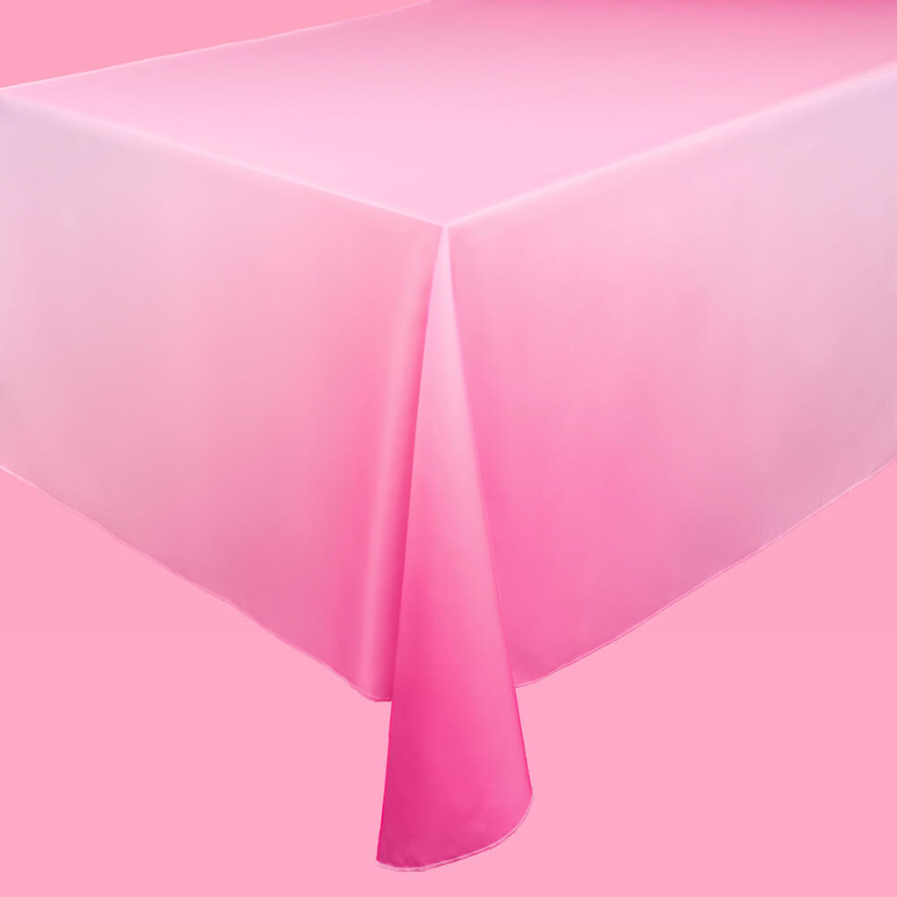 Pink Gradient Rectangle Tablecloth