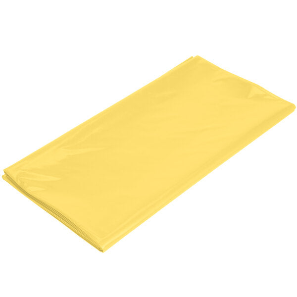 Mimosa Yellow Plastic Tablecover 