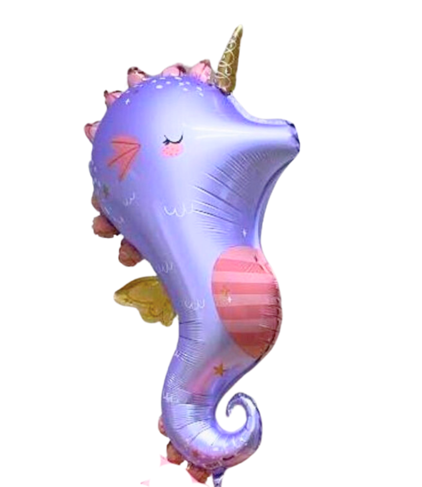 Magical Seahorse Foil Balloon