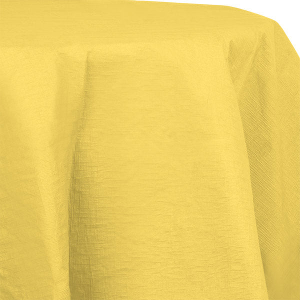 Mimosa Yellow Plastic Tablecover 