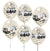 Congrats Grad Silver Confetti Latex Balloons