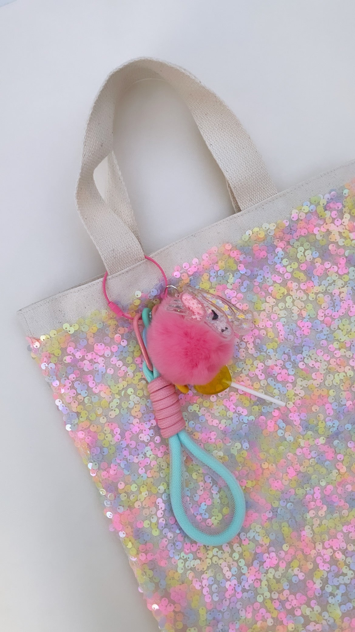 Sequined Tote Bag Set