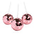 Pink Disco Ball Sipper Cups with Straw