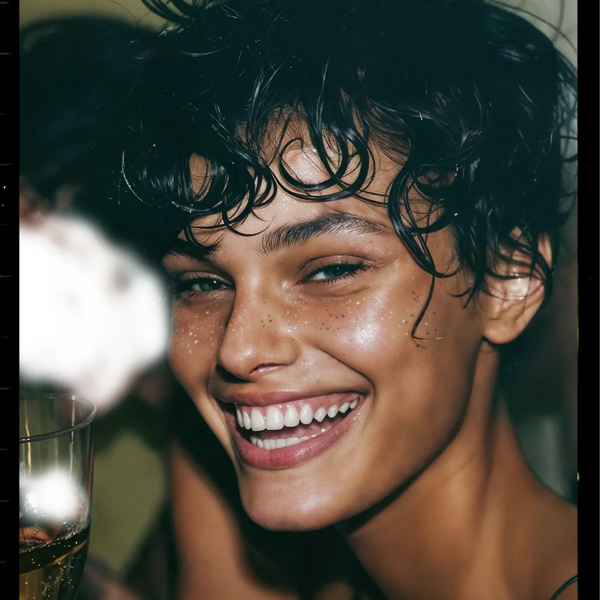 Silver Glitter Freckles Makeup Patches