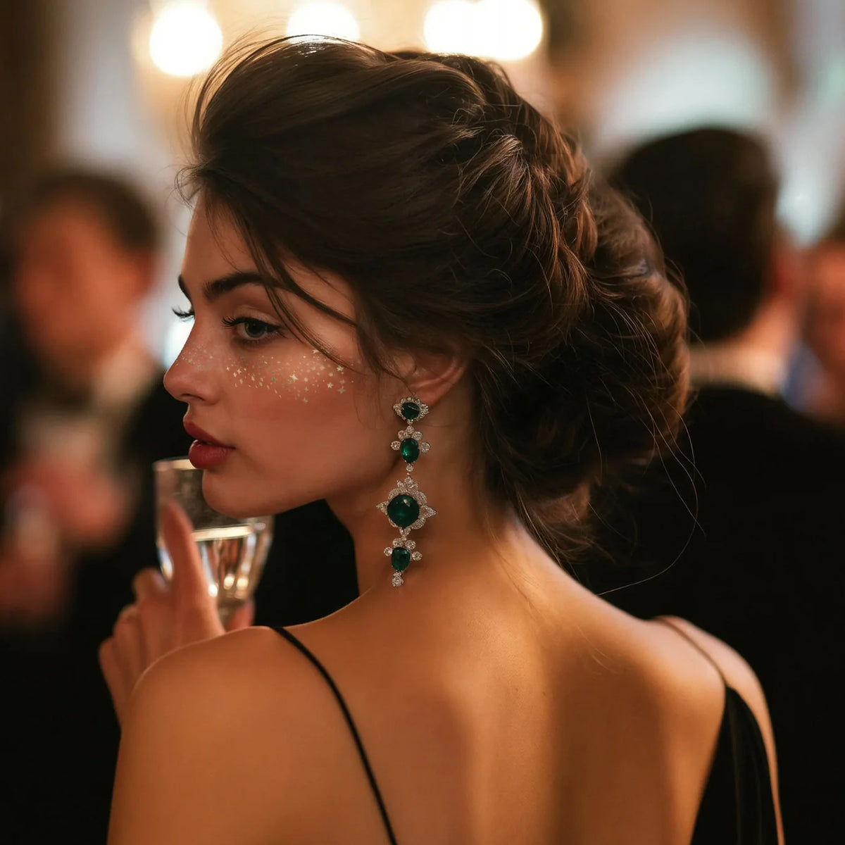 Gold Glitter Freckles Makeup Patches