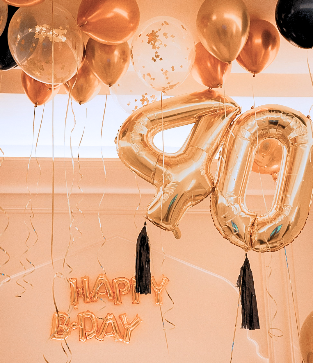 Surprise Balloon Setup Midnight Gold Edition