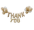 Thank You Beige Balloon Bunting